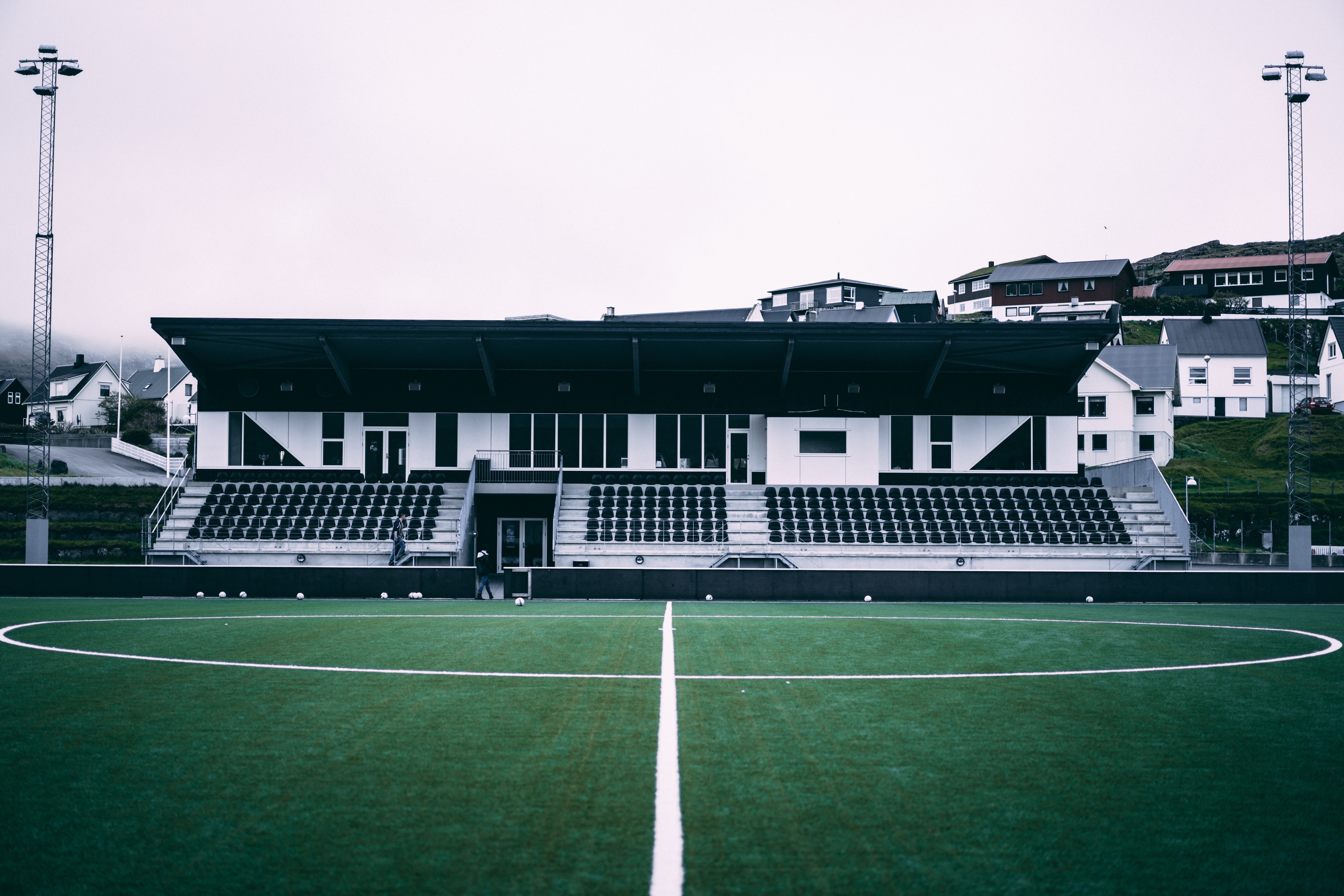 Empty Football Stadium Seats